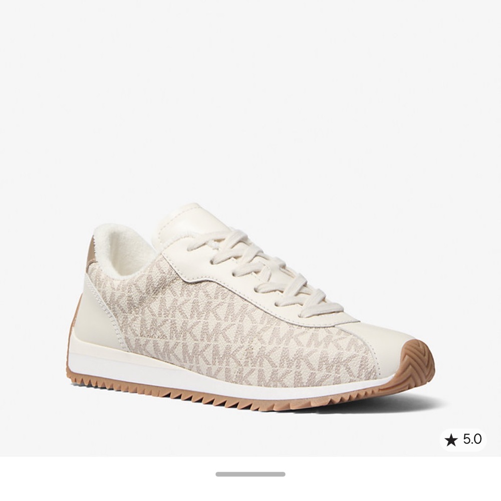 Michael Kors Women's Beige and White Sneakers
